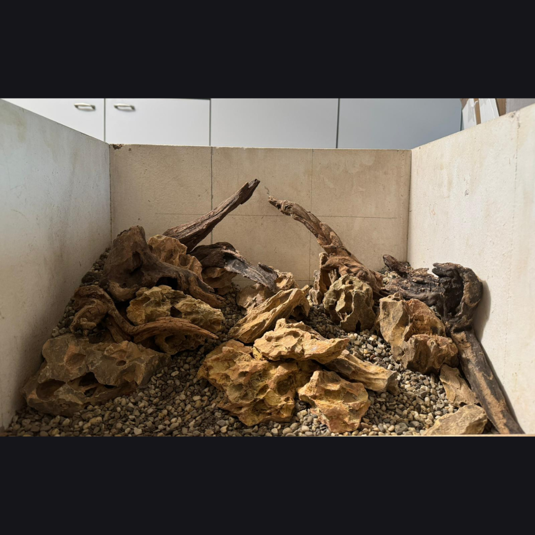 Hardscape Kit 45x30x30 - Dragon Stone & Drift Wood Aquarium Setup