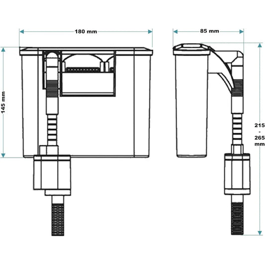 SunSun - HBL-303 - Acquari fino a 40 litri, 350 lt/h Aquarium Setup