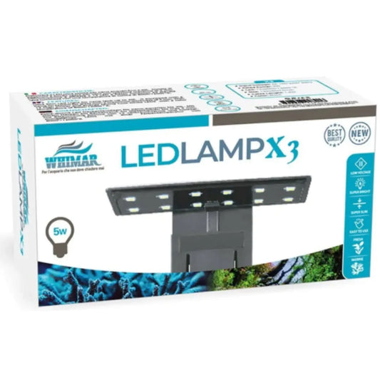 Whimar – LED Lamp X3 – Plafoniera per nano acquari WHIMAR