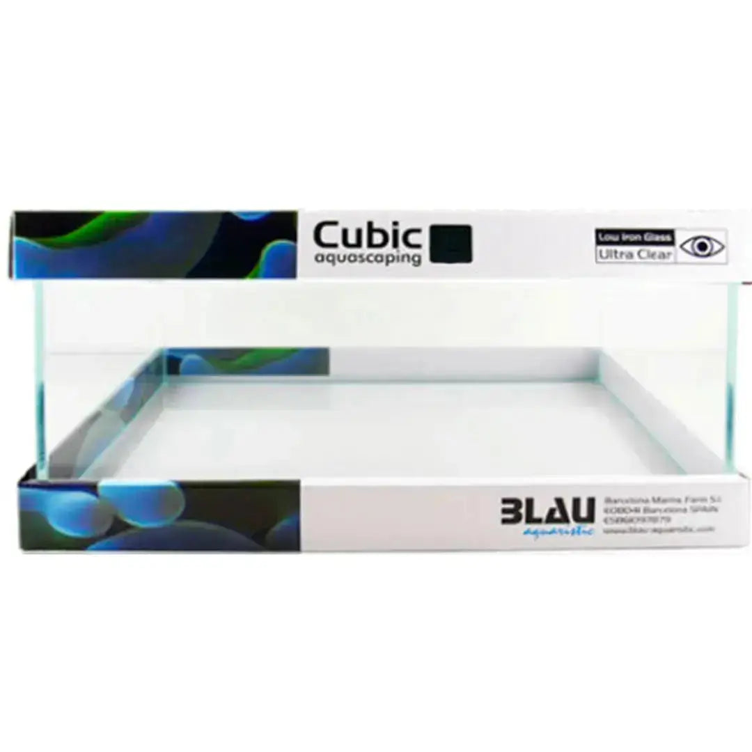 Blau Aquaristic – Cubic Aquascaping 17L – vasca extra chiaro cm 45x24x16 shallow BLAU