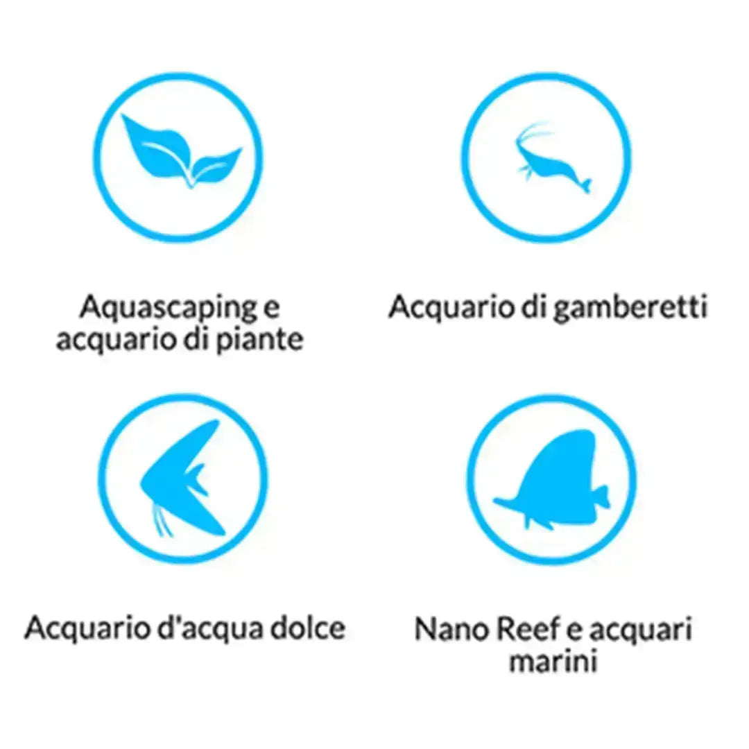 Blau Aquaristic – Cubic Aquascaping 17L – vasca extra chiaro cm 45x24x16 shallow BLAU