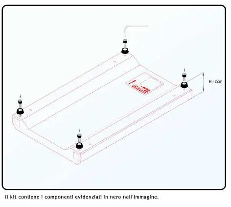 Hyperbar Wabi Kusa/Terrarium rubber legs Aquarium Setup