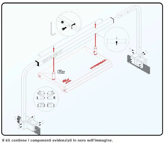 Hyperbar aquarium edge stand Skylight