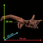 Drift Wood - 79*23*20 - cod.035 AQPET