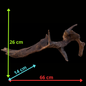 Drift Wood - 66*14*26- cod.093 AQPET