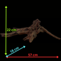 Drift Wood - 57*18*22 - cod.128 WHIMAR