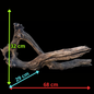 Drift Wood - 68*29*32 - cod.096 AQPET
