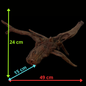 Drift Wood - 49*15*24 - cod.135 WHIMAR