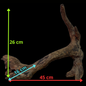Drift Wood - 45*16*26 - cod.137 WHIMAR