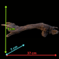 Drift Wood - 37*7*9 - cod.082 AQPET