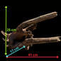Drift Wood - 41*17*25 - cod.073 AQPET