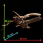 Drift Wood - 66*26*28 - cod.069 AQPET