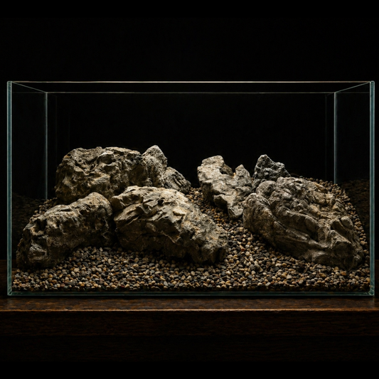 Hardscape Kit 45x30x30 – Elderly Stone Aquarium Setup