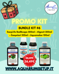 PROMO KIT - Redscape 500ml + Algexit 500ml + Easystart 100ml + Aquamaker 100ml Aquarium Setup