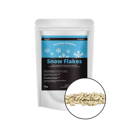 GlasGarten Shrimp Snacks Snow Flakes GlasGarten