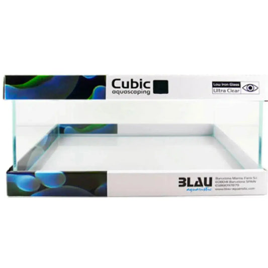 Blau Aquaristic – Cubic Aquascaping 17L – vasca extra chiaro cm 45x24x16 shallow BLAU