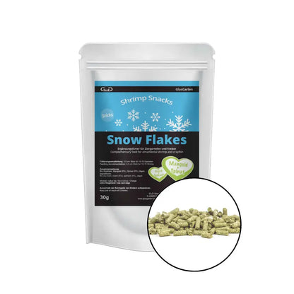 GlasGarten Shrimp Snacks Snow Flakes GlasGarten